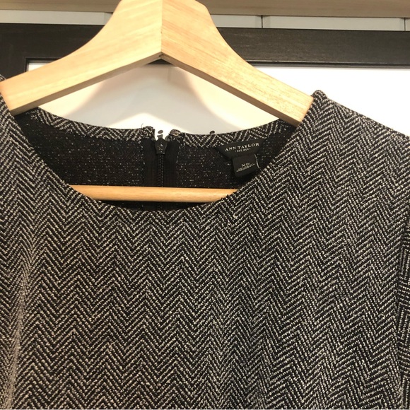 Ann Taylor Tweed Peplum Top - Picture 5 of 11